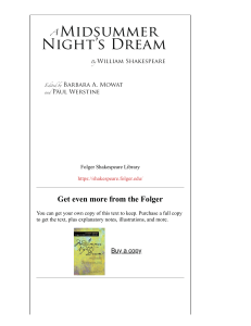 a-midsummer-nights-dream PDF FolgerShakespeare