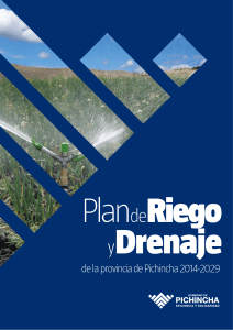 Plan de Riego y Drenaje de la provincia de Pichincha 2014-2029