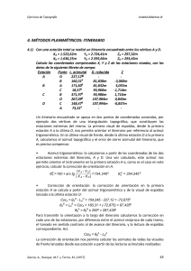 Topografia ejercicios 