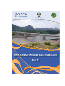 Manual Centroamericano de gestion del riesgo en puentes 2010