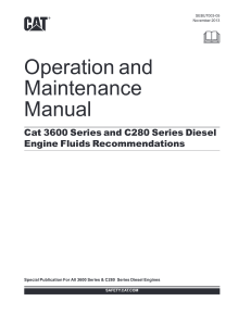 Manual de operaciones y mantenimiento 3618