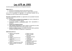 Ley 675 de 2001