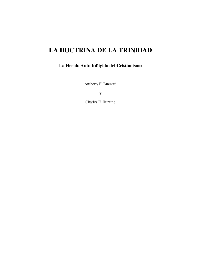 LA DOCTRINA DE LA TRINIDAD