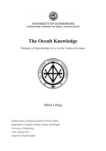 The Occult Knowledge Strategies of Epist