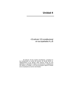 ARTÍCULO 123 CONSTITUCIONAL, APARTADOS A Y B