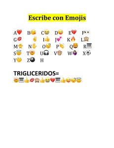 Dinámica escribe con emojis