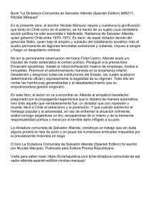 La Dictadura Comunista de Salvador Allende (Spanish Edition) &#8211; Nicolás Márquez (1)