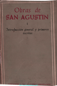 AGUSTIN DE HIPONA Obras completas