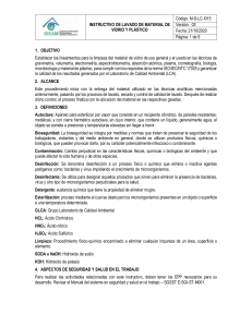M-S-LC-I015 INSTRUCTIVO DE LAVADO DE MATERIAL DE VIDRIO Y PLÁSTICO v3