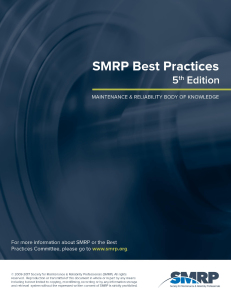 SMRP Best Practices 5th cap 1