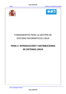 TEMA 1 Introduccion y distribuciones LINUX