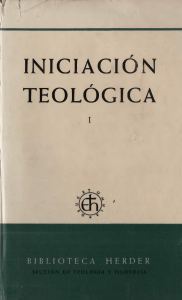 Iniciacion Teologica I A.A.V.V. O.P