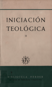 Iniciacion Teologica II A.A.V.V. O.P