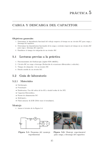 Carga y descarga del capacitor (PRACTICO 3)