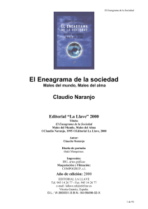 Claudio Naranjo - El Eneagrama De La Sociedad