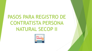 PASO A PASO REGISTRO DE CONTRATISTA PERSONA NATURAL SECOP II (1)