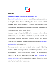 Zhejiang Earthquake Prevention Technology Co., Lt