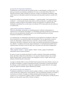 07. Su Guía Para El Tratamiento Endodóntico (Artículo) Autor American Association of Endodontists