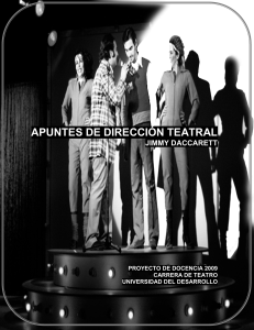 Manual de Dirección Teatral