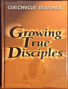 Copia de growing true disciples by george barna