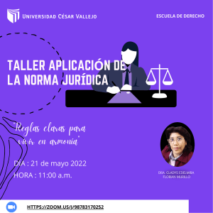 Taller Aplicación de la Norma Jurídica