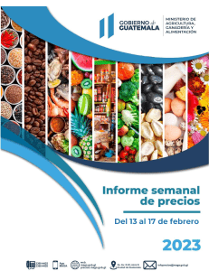 07 Guatemala Informe semanal de precios del 13 al 17 de febrero 2023