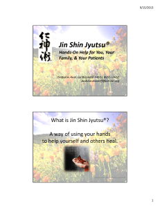 Jin Shin Jyutsu Hands‐On Help for You, Your Family, & Your Patients