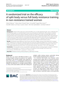 A randomized trial on the efficacy of split-body versus full-body resistance training in non-resistance trained women