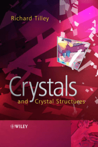 Tilley Crystallography Book
