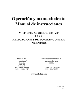 Operación y mantenimiento Manual de instrucciones Clarke