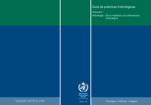 Guía de prácticas hidrológicas OMM 168 Vol I es