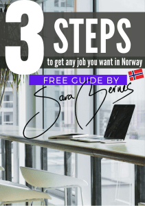 3 steps to get the job in Norway - free guide