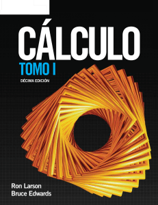 Cálculo - Tomo 1 (Larson, Edwards) [10ma Ed.] Libro