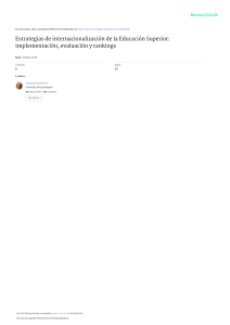 Estrategias de internacionalización de la Educación Superior