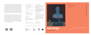 folleto exposicion arte belga