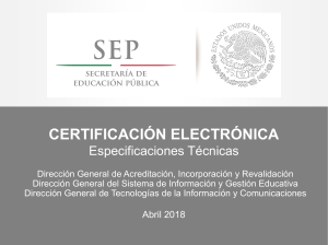 certificacion electronica