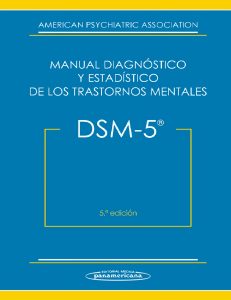 Manual Diagnostico y Estadistico de los Trastornos Mentales DSM-5 APA 5ed booksmedicos.org