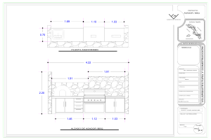 PLANTA - ALZADO BBQ ASADOR VILLA 100