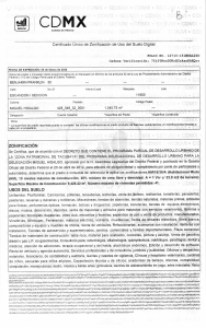 ZONIFICACION Y USO DE SUELO CDMX