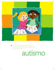 Orientaciones pedagógicas para la atención autismo