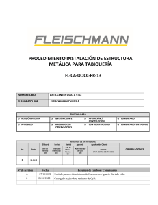 FL-CA-OOCC-PR-13 Inst. de estructura metálica para tabiqueria Rev.0 26-10-2022