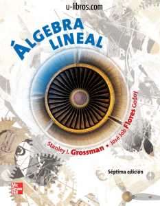 Algebra Lineal - 7ma edición - Stanley I. Grossman S.