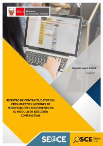 Manual de usuario del Nuevo módulo de Ejecución Contractual version 2.1