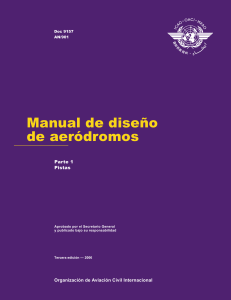 Manual de Diseño de Aeródromos - Pistas