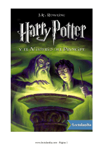 Harry Potter y el misterio del principe       - J. K. Rowling -