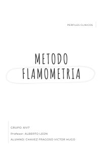 METODO FLAMOMETRIA