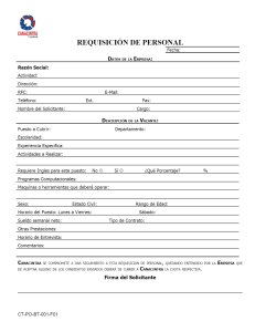 requisicion de personal
