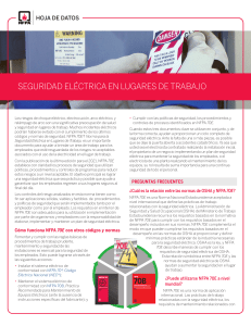 NFPA 70E 2021 Fact Sheet Spanish (1)