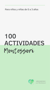 100 ACTIVIDADES MONTESSORI AprendiendoconMontessori