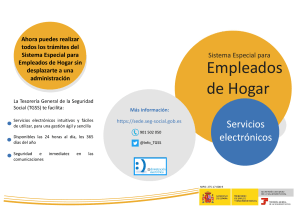 Guía Sede Electrónica - Sistema Especial Empleados Hogar España